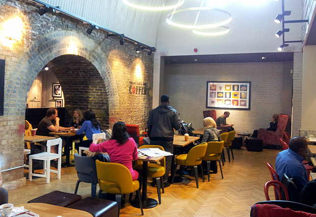 A look inside the new Costa Coffee, Brixton