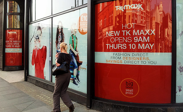 TK Maxx opening up in Brixton on 10th May 2012