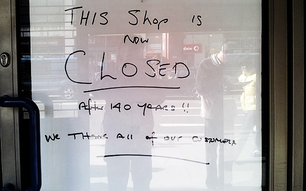 Brixton says goodbye to Websters shoe shop after 140 years of service