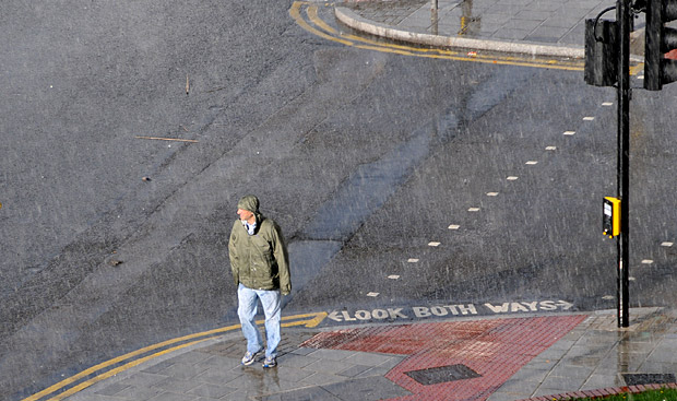 April showers, Brixton 2012