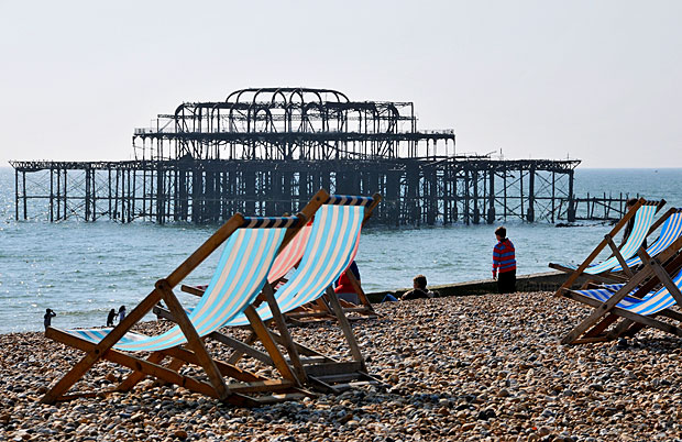 The tragedy of West Pier, Brighton beach, Brighton