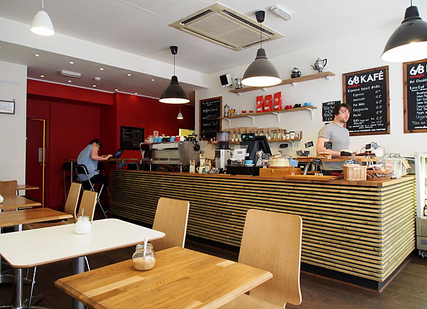 Great coffee in Brum: the 6/8 Kafe, Temple Row, Birmingham