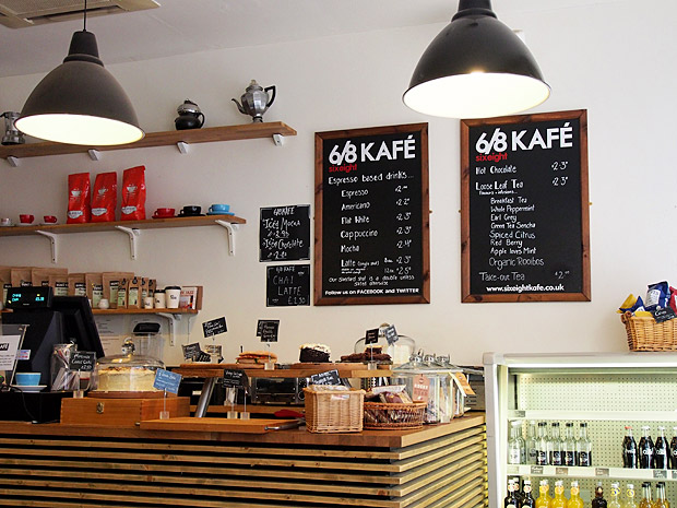 Great coffee in Brum: the 6/8 Kafe, Temple Row, Birmingham