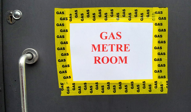 Brixton sign of the day: Gas Metre Room