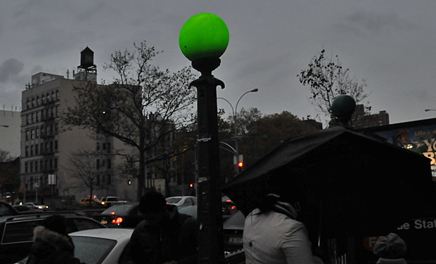 Pic of the day: stormy afternoon at 2nd Avenue subway station, NYC