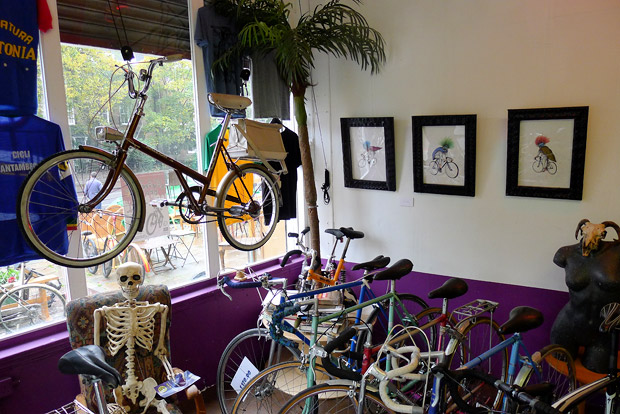 Cycooldelic Cycles, Brixton Road, Brixton - old school bike shop for the cycling cognoscenti 
