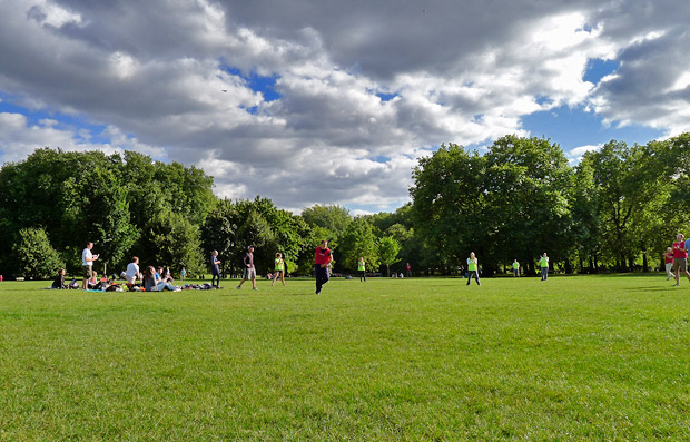 Last rays of summer, Green Park, London