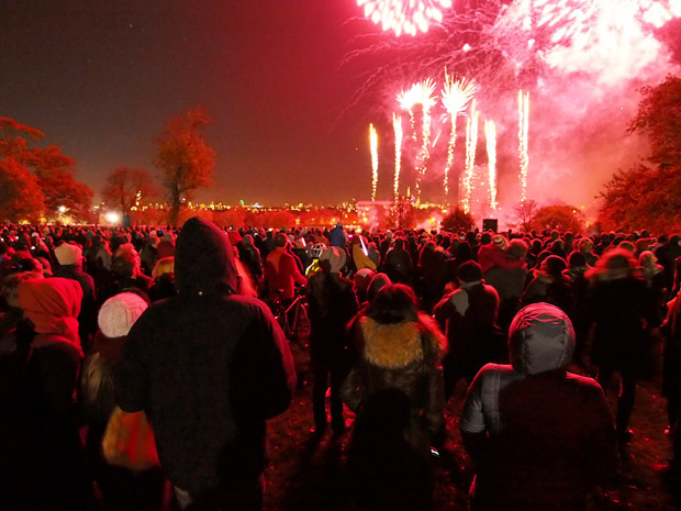 From photos from the Brockwell Park fireworks display, 2nd November 2012