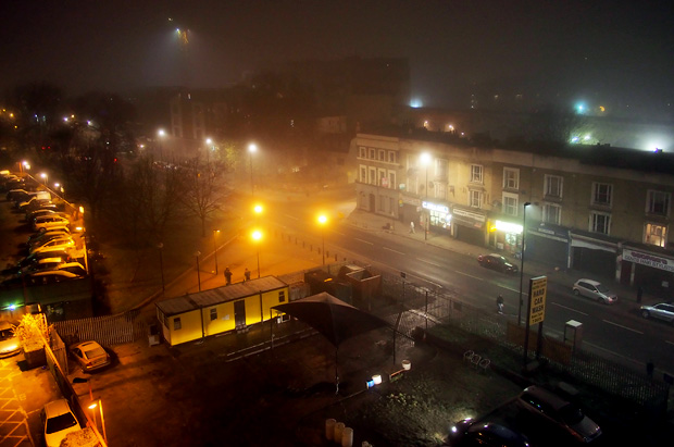 It's a foggy night in Brixton tonight