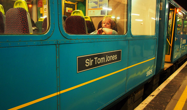 All aboard the Sir Tom Jones Express, Cardiff Queen Street