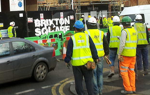 All out for the workers at Brixton Square!