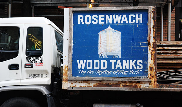 Rosenwach Wood Tanks - on the skyline of New York'
