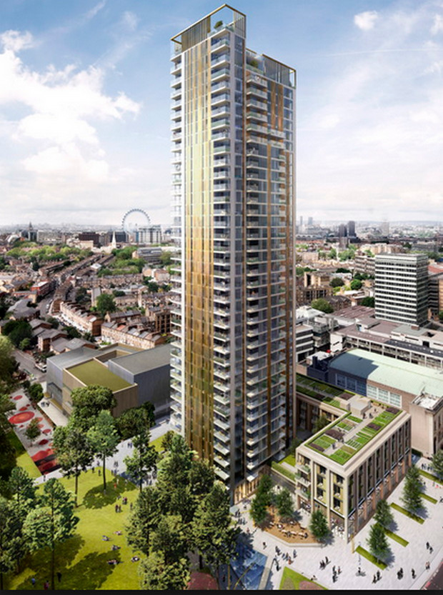 One The Elephant: 37 storey residential tower in Elephant and Castle with zero affordable units