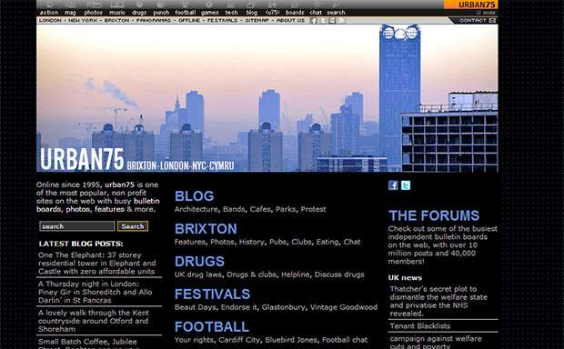 urban75 website notches up 120 million page views in just three years 