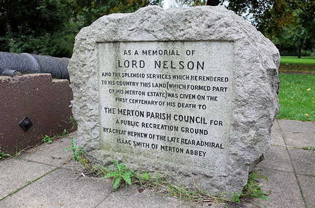 A visit to the Lord Nelson memorial in Merton, south London