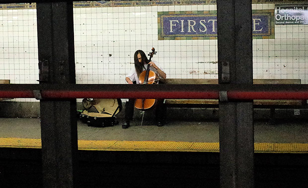 A wonderful First Avenue subway moment in New York 