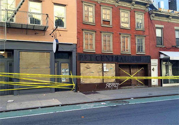 Gentrification in progress - Bleeker Street in NYC gets subverted
