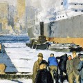 A visit to the National Gallery and a first look at George Bellows 'Men Of The Docks'