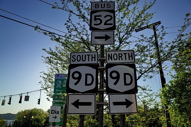 Photos of the day: road signs, Beacon, New York