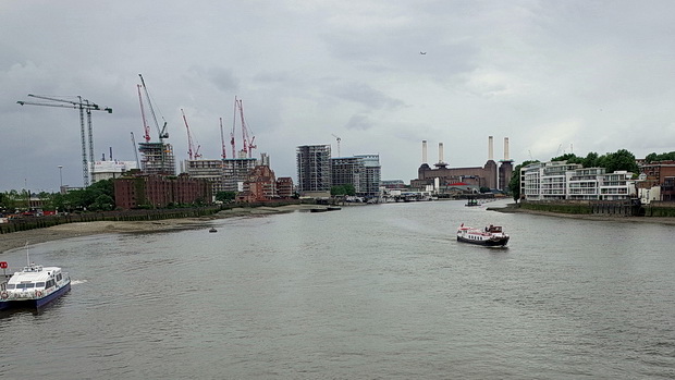 A short walk from Vauxhall tube station across the Thames to Blackfriars Bridge, London