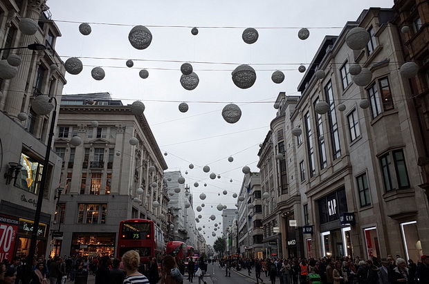Baubles in October - the big Christmas cash-in kicks off in central London