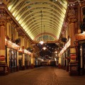 Christmas lights at London's delightful Leadenhall Market