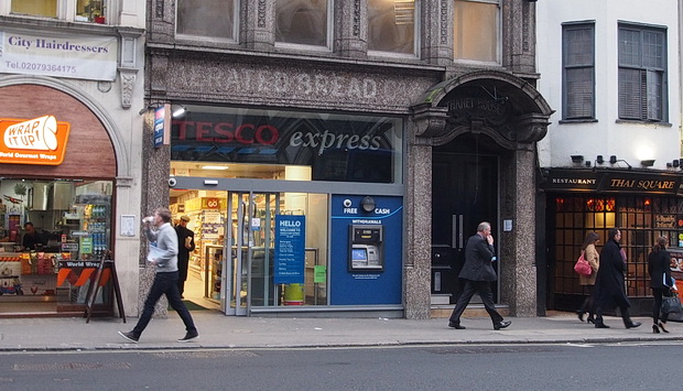 Ghost sign of Fleet Street: Aerated Bread Company