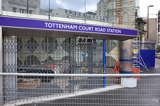 Say goodbye to the old Tottenham Court Road tube station in London