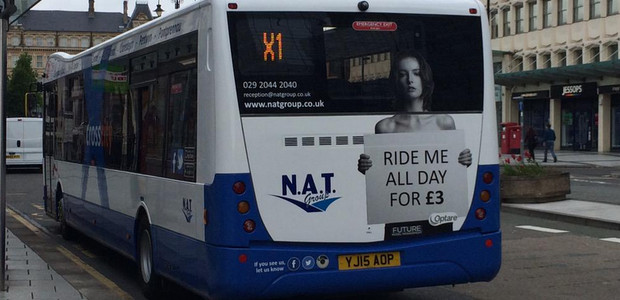 Twitterstorm erupts after Cardiff bus service launches with spectacularly bad sexist advertising