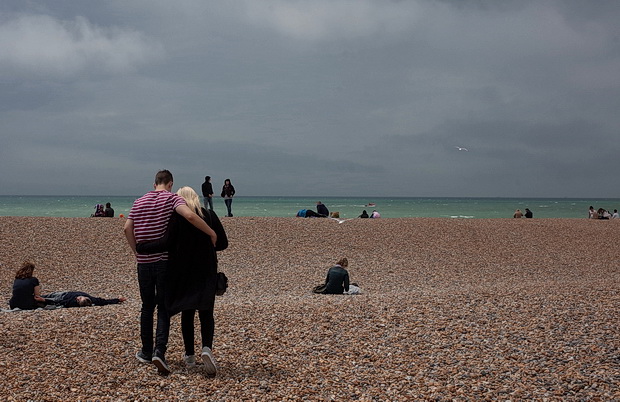 Brighton seagulls, skinheads, seaside and sun, photos from the the south coast resort