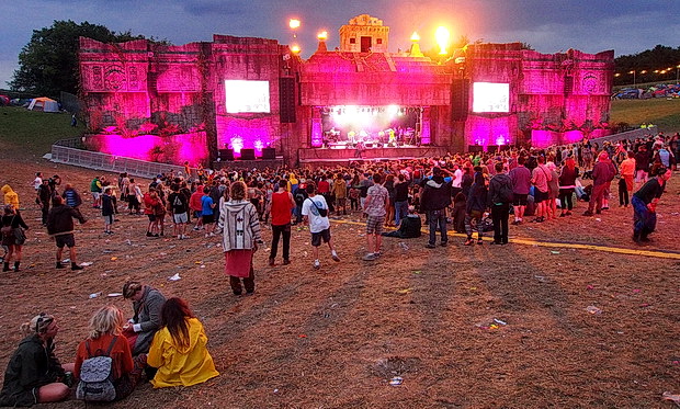 The majesty of the Lion's Den reggae stage at Boomtown Fair 2015