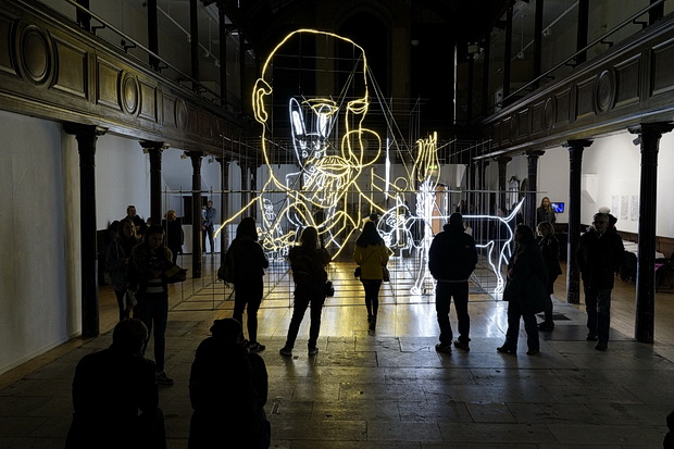 The beautiful LED lights of Brighton: Luminary by Ron Haselden at Fabrica