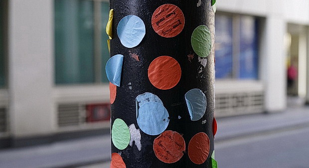Stickers, photo galleries, concrete and books: London street views
