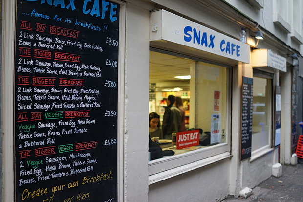 Places I love: the cheap, cheerful and friendly Snax Cafe, Edinburgh