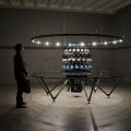 The spinning optical wonder of The Centrifugal Soul by Mat Collishaw at Blain|Southern, London