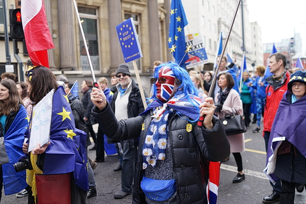 In photos: thousands take to the streets at Leeds anti-Brexit protest, Sat 24th March 2018