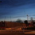 A walk around a deserted tech park at night: Here East, Stratford, east London, Feb 2019