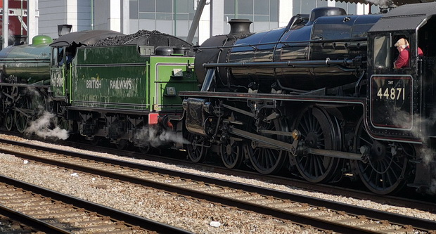 The unexpected joy of finding two steam engines at Cardiff Central station