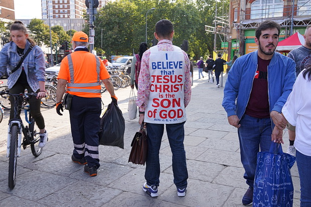 In photos: The street preacher of Shepherd's Bush, west London