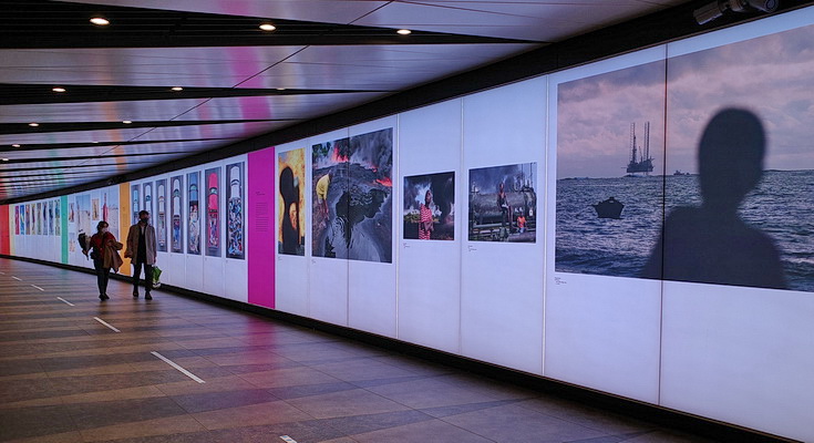 Check out the Face To Face exhibition, King's Cross Tunnel, London, Oct- 19th Nov 2020