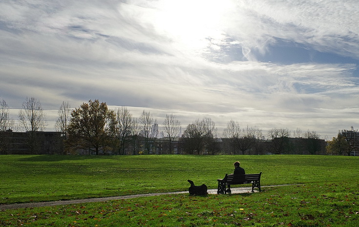 Finsbury Park in the autumn sunshine - 34 photos