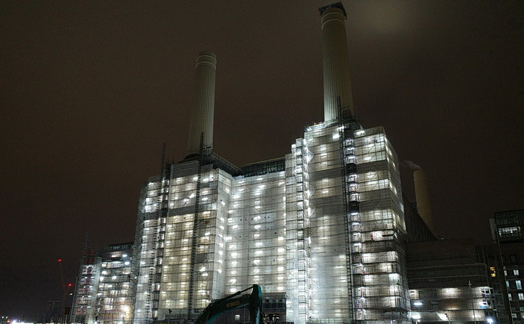 In photos: Battersea Power Station redevelopment - luxury flats, trendy shops and security guards