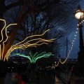 Neon art against a December sky: Winter Light at the Southbank Centre - in photos