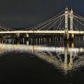 In photos: The fragile beauty of the Albert Bridge at night, south west London