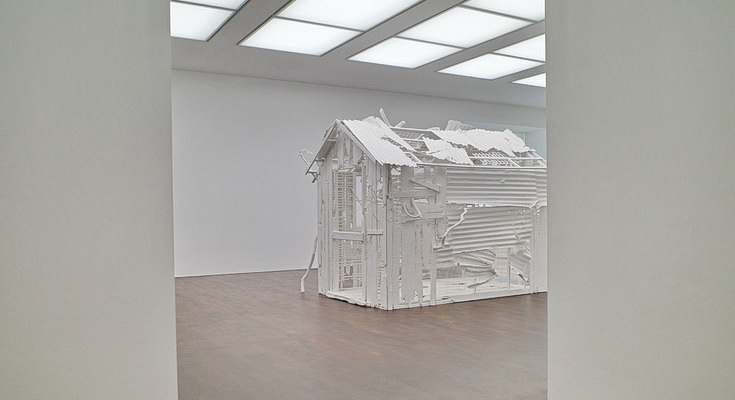 Rachel Whiteread's Internal Objects exhibition at the Gagosian Gallery, central London