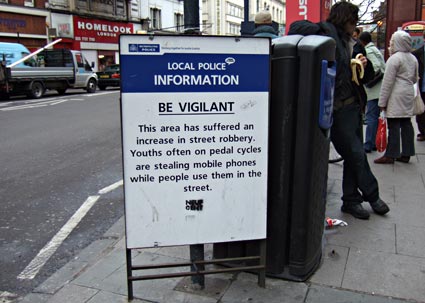 Police and Thieves, Brixton street scenes, January 17th  2006, Brixton, London SW9