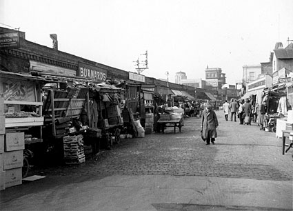 Station Road market Brixton, 1921