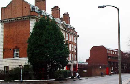 Fire Station, Gresham Road, Coldharbour Lane and Barrington Road, Brixton, London Dec 2003