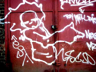 More graffiti, Brixton Station Rd