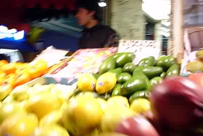 market at night